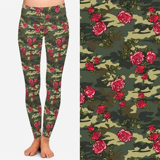 7180 Camo of Thorns DESIGNER LEGGINGS HQ-E6B G