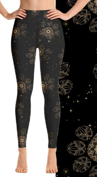 7364 Mandala Paws DESIGNER LEGGINGS HQ-N11B