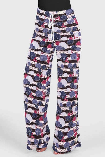 7428 Floral With Stripes DESIGNER LOUNGERS HQ-BB R