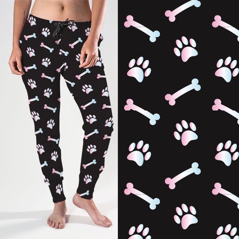 7458j Paws and Bones DESIGNER JOGGERS HQ-TO BB GARAGE