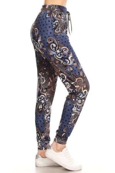 750j Brown Paisley JOGGERS HQ-Q51BR G