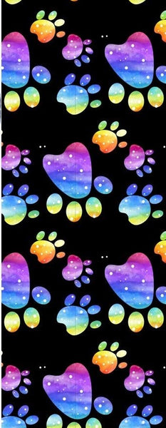 7559 Denim Look w Tie Dye Paws DESIGNER LEGGINGS HQ-BBOK