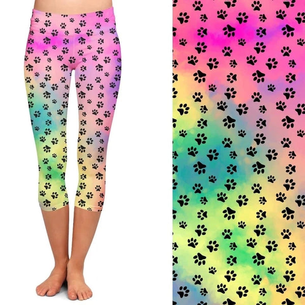 7689 TD Puppy Paws DESIGNER LEGGINGS HQ-Z99