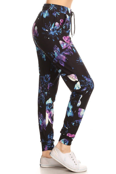 786j Tie Dye Petal JOGGERS HQ-F16B