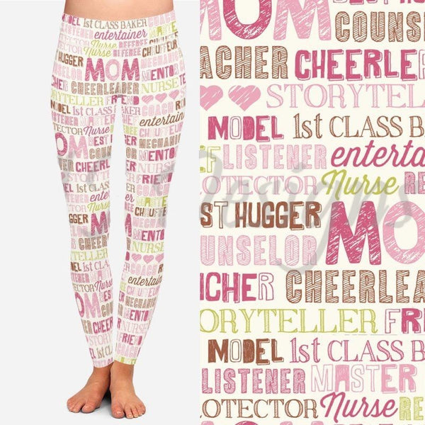 7465 Moms Many Hats DESIGNER LEGGINGS HQ-BB R