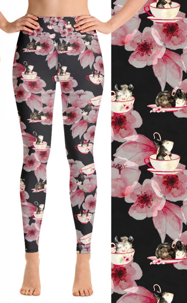 9240 Possum Tea Party DESIGNER LEGGINGS HQ-BB