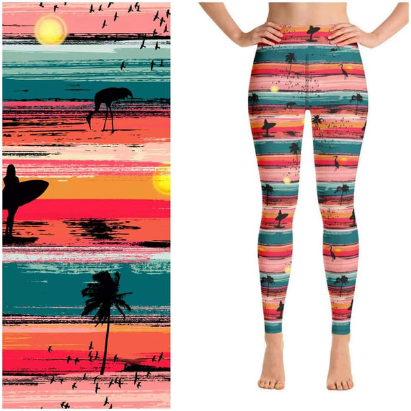 9377 Beach Vibes DESIGNER LEGGINGS HQ-BBA2
