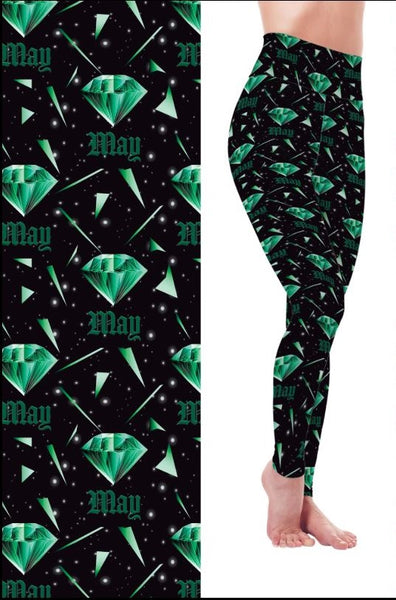 9392 My Birthday Is In May DESIGNER LEGGINGS HQ-PBB