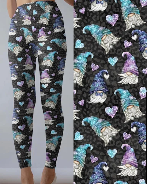 9483 Galaxy Heart Gnomes on Leo DESIGNER LEGGINGS HQ-BBOK