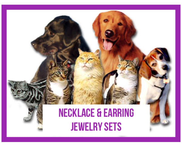 9923 Pets Necklace & Earring JEWELRY SET HQ-3ADD ON