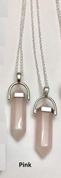 9965 Crystal Point Quartz 18"S NECKLACE ADD ON HQ-1B