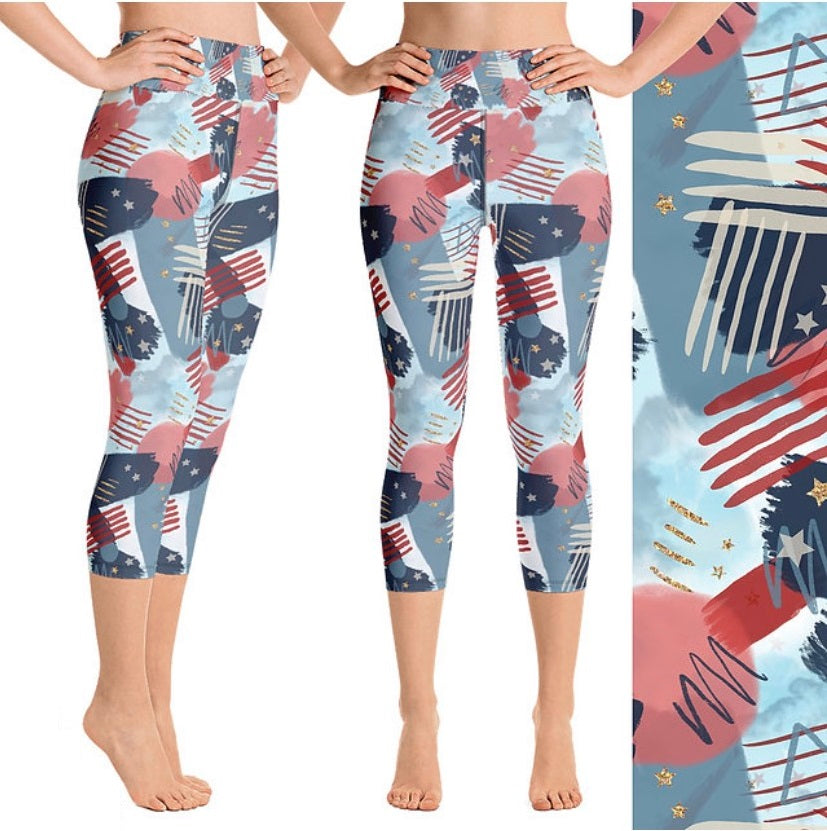 120 Patriotic A DESIGNER LEGGINGS HQ-BBOK SO