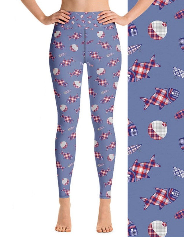 126 Fish A DESIGNER LEGGINGS HQ-BBOK