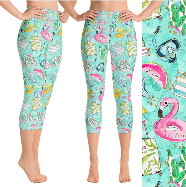 $15 XYC .. 109 Vacation A DESIGNER LEGGINGS HQ-BBOK