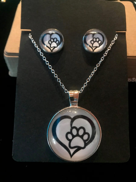 9976 Paw In Love Jewelry Set