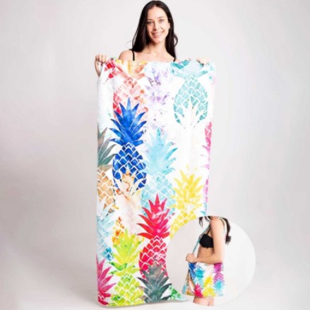 2 in 1 Print Beach Towels & Tote Bag