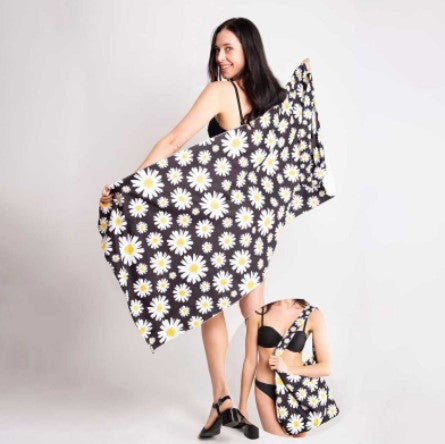 2 in 1 Print Beach Towels & Tote Bag