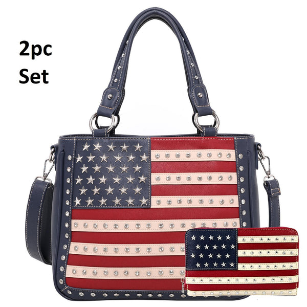6888 Americana Concealed Carry Crossbody & Wallet 2pc Set HQ-Z99