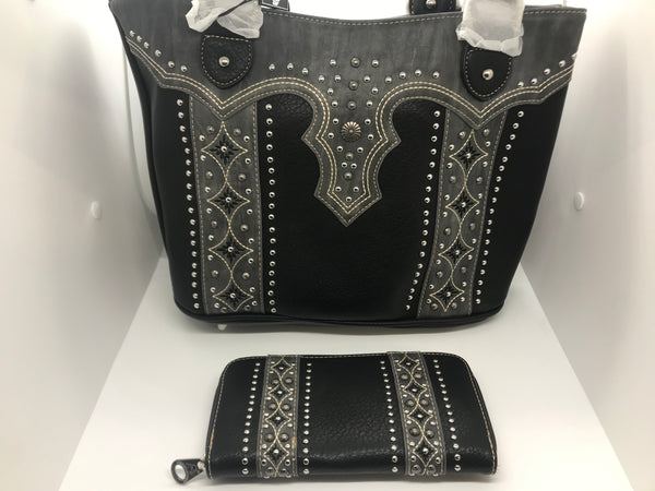 6879 Purse & Wallet Matching Set HQ-Z99