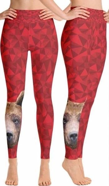 914 Geo Bears DESIGNER LEGGINGS HQ-F14A