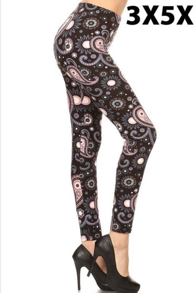 871 Pink Paisley LEGGINGS HQ-Z99 DEPOTS????