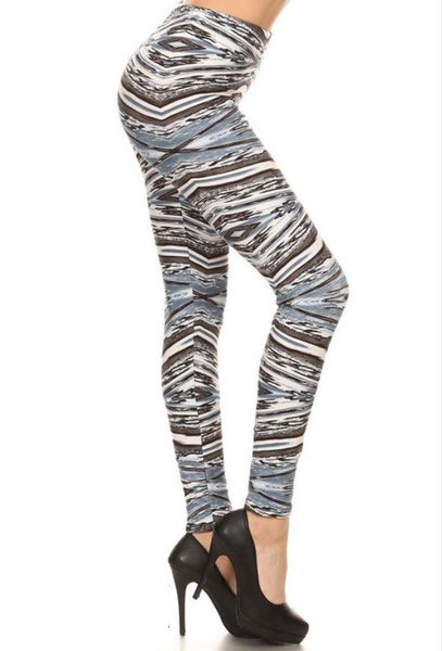 877 Fault Lines Tie Dye LEGGINGS CAPRIS HQ-Z77 SOLD OUT