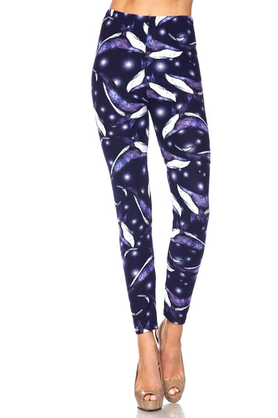 782 All those Whales LEGGINGS HQ-Z88