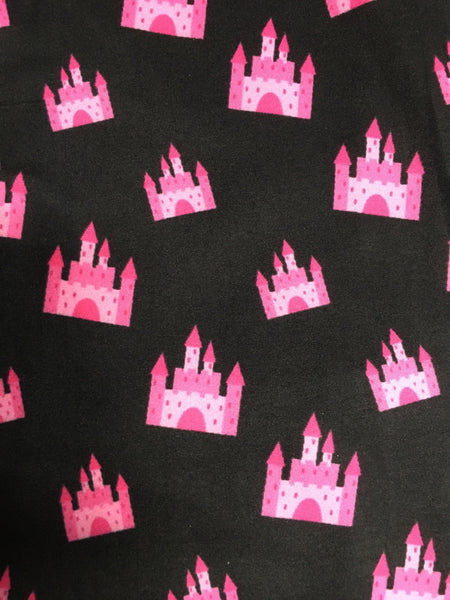 9107 Pink Castles DESIGNER LEGGINGS HQ-P19