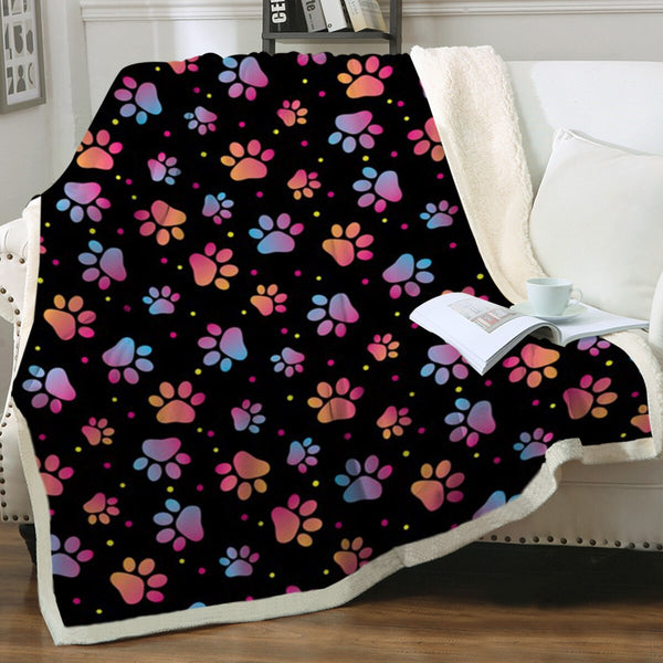 30006 Paws #1 Sherpa Blanket