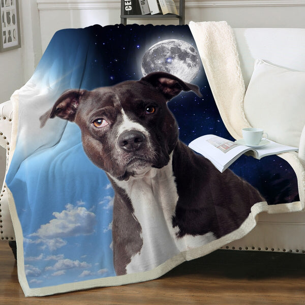 909 Pit Bull Sherpa Blanket